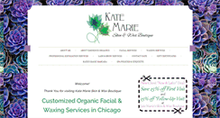 Desktop Screenshot of kmskinboutique.com